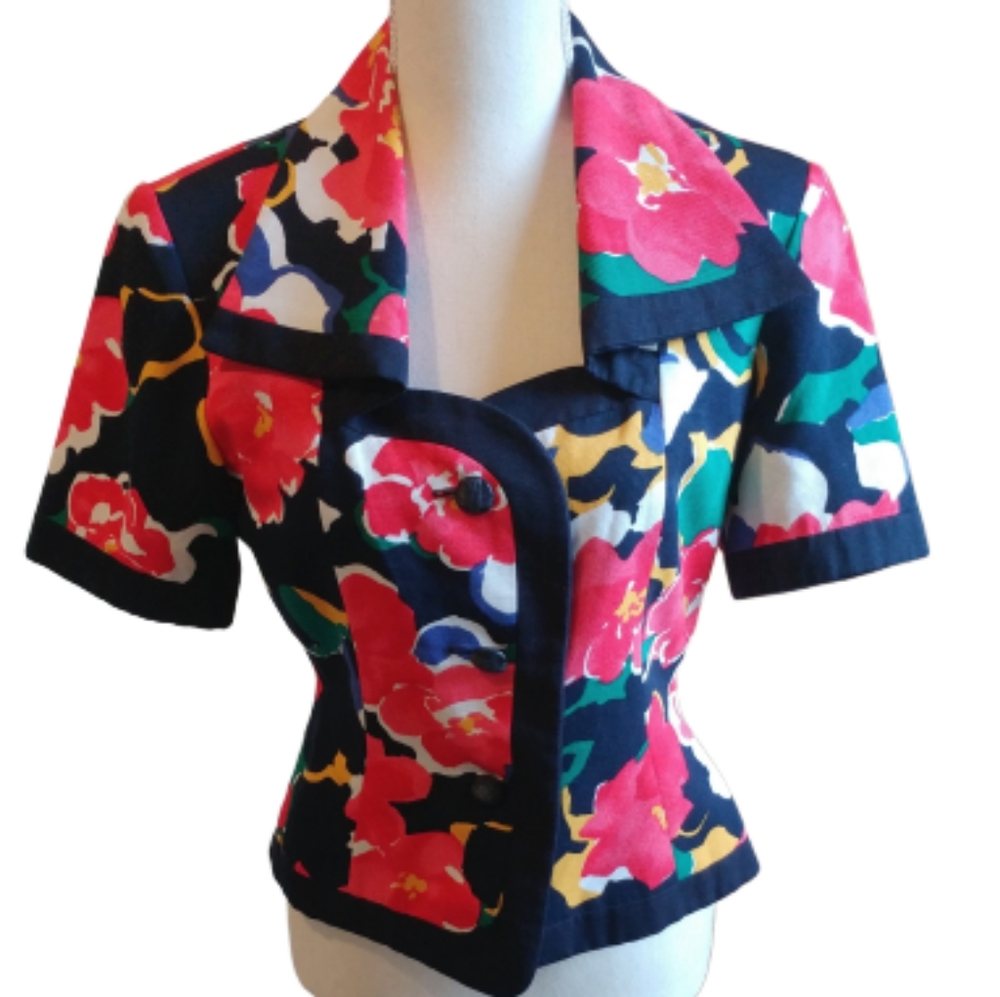 CLAUDE BERT floral blazer